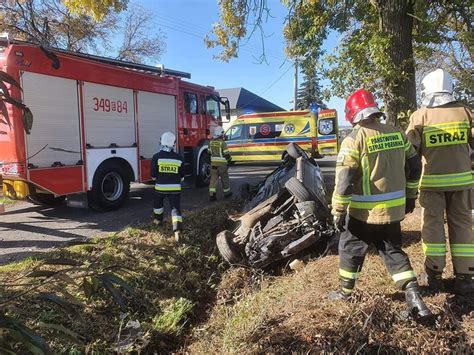 Wypadek W Kamiennej W Powiecie Piotrkowskim Ranne Cztery Osoby W Tym