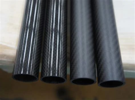 Glossy Finish K Twill Weave Carbon Fiber Roll Tube Tubing Pipe