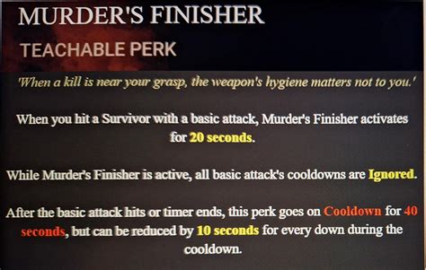 Another Killer Perk Concept R Deadbydaylight