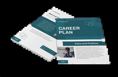 Free Career Plan Templates Venngage