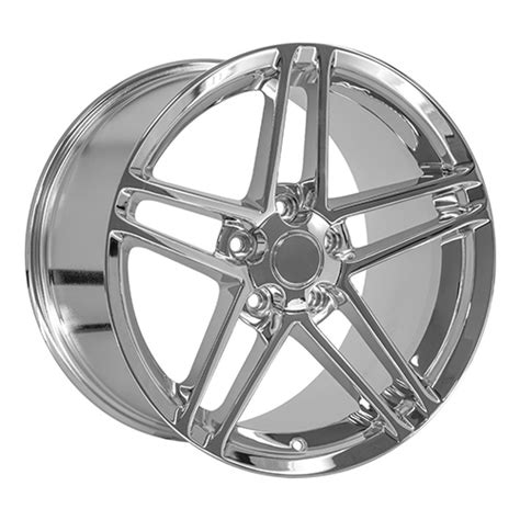 Replica Wheel Chevrolet Corvette C6 Z06 Cv07a Chrome Wheels 5x4 75 17x9 5 54 Cv07a 17095