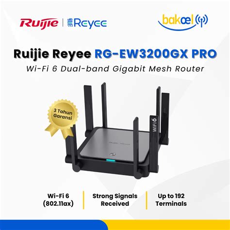 Jual Ruijie Reyee Rg Ew3200gx Pro Wi Fi 6 Dual Band Gigabit Mesh