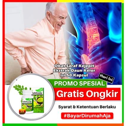 Jual Obat Saraf Kejepit Ekstrak Daun Kelor Isi 50 Kapsul Syaraf