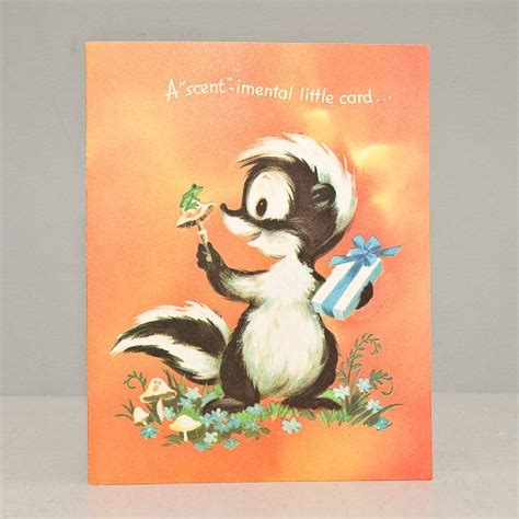 Window Art Get Well Cards Skunks Fauna Woodland Greeting Cards Black And White Book Cover