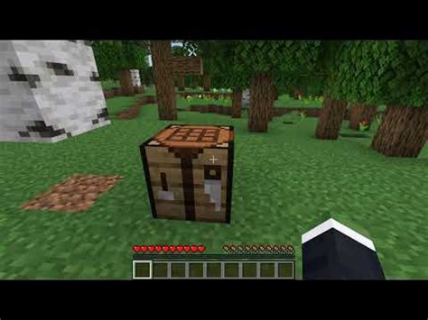 Как скрафтить верстак - YouTube