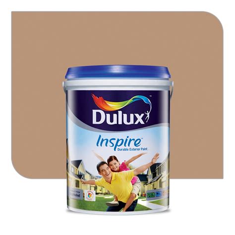 Dulux Inspire Durable Exterior Wall Paint Medium Colours 5l