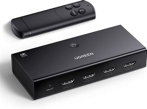 Ugreen Hdmi Switch In Out K Hz Hdmi Switcher X With Remote