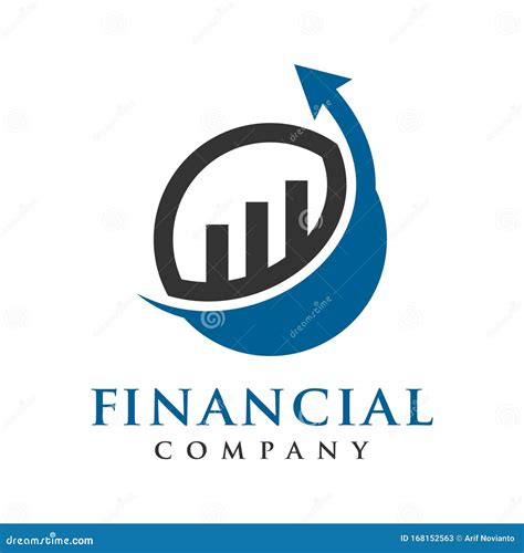 Logo De Marketing Y Negocios Financieros Ilustración del Vector