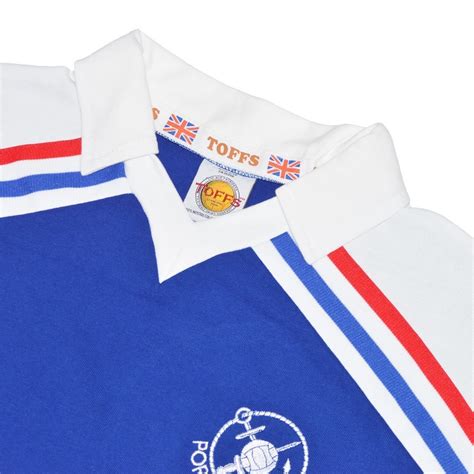 Toffs Portsmouth Retro Football Shirt 1980 1982 Sportus Where