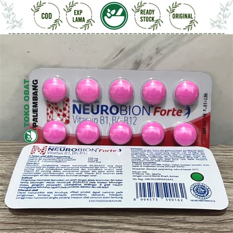 Neurobion Forte Tablet B B B Vital B Neurobion Pink Nerobion