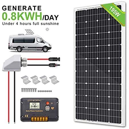 Renogy Watts Volts Monocrystalline Solar Bundle Kit W W