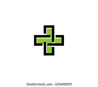 Medical Cross Logo Stock Vector (Royalty Free) 655648393 | Shutterstock