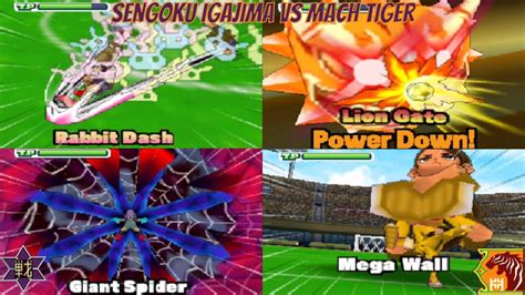 Sengoku Igajima Vs Mach Tiger Inazuma Eleven Great Road Of Heroes