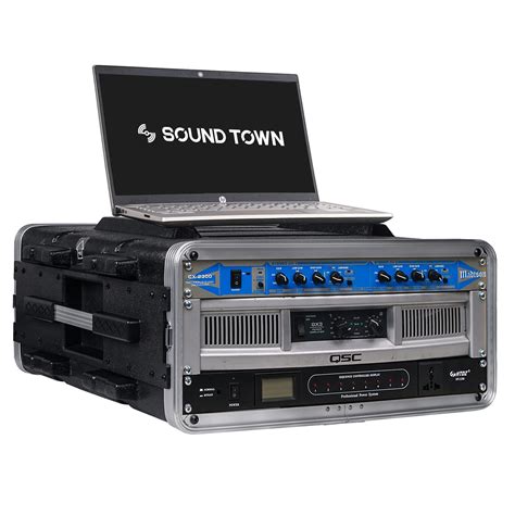 Snapklik Sound Town Lightweight 4U PA DJ Rack Road Case