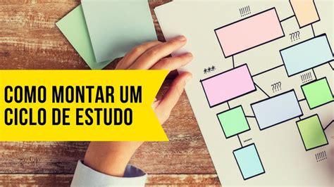 Como Montar Um Ciclo De Estudo Perfeito Para Sua Rotina Youtube