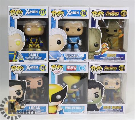 LOT OF 6 ASSORTED FUNKO POP VINYL FIGURES.