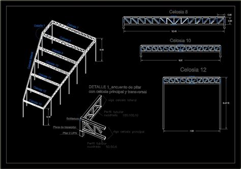 Metal Lattice Structure Dwg Detail For Autocad Designs Cad