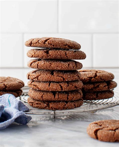 Chewy Molasses Cookies Recipe Love And Lemons