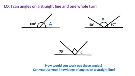 Missing Angles Year 6 Teaching Resources