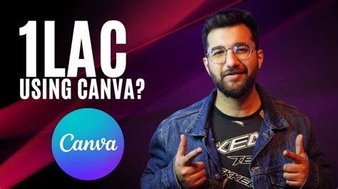 How To Earn Lac Per Month Using Canva Youtube