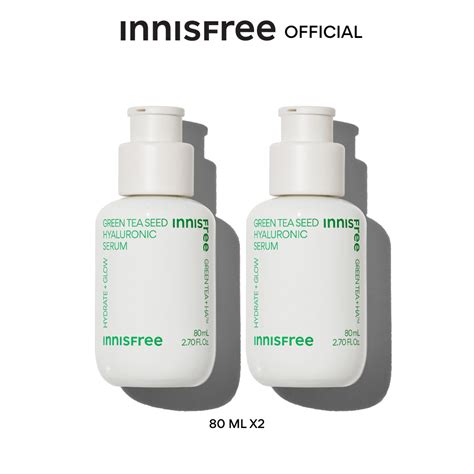 Innisfree Double Green tea seed serum Set (80 ml.X2) – innisfree Thailand