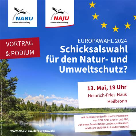 Nabu Podiumsdiskussion Europawahl Schicksalswahl F R Natur