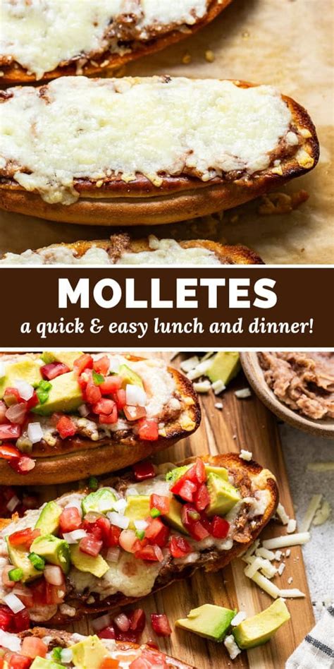 Molletes Mexican Open Faced Sandwich