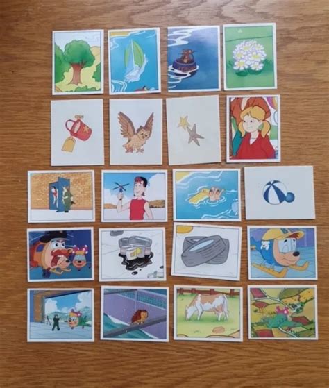 PANINI BUDGIE THE Little Helicopter Sticker Album 1995 With 81 Stuck In ...