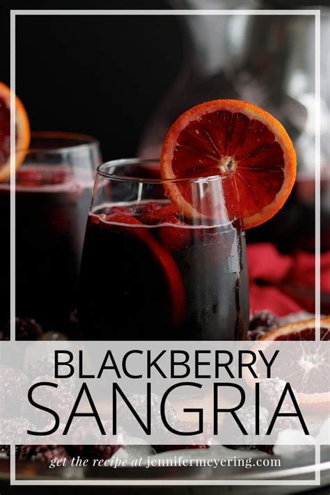 Blackberry Sangria Jennifer Meyering Blackberry Sangria Red