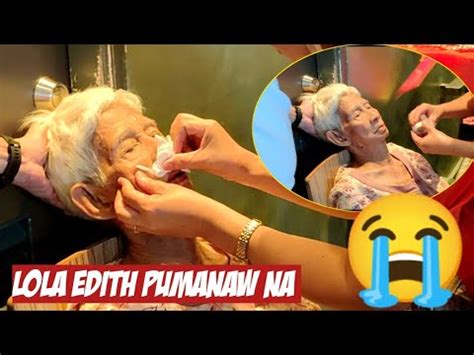 LOLA EDITH UMATEND PA NG BDAY PARTY SA ANAK NI OLIVZ TV BAGO PUMANAW