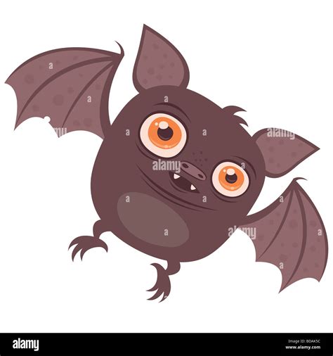 Cute Cartoon Vampire Bat