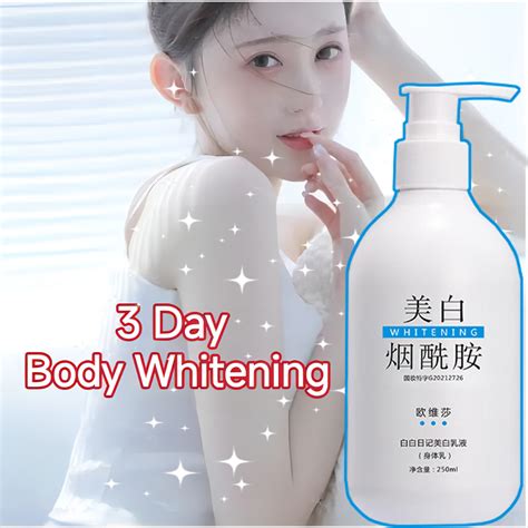 Ml Niacinamide Whitening Body Lotion Permanent White Improve Dark