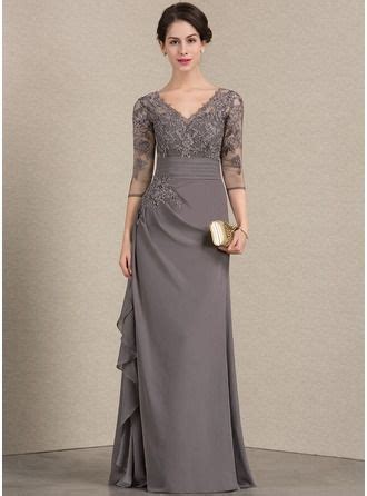 Jjshouse A Line Princess V Neck Floor Length Chiffon Lace Evening Dress