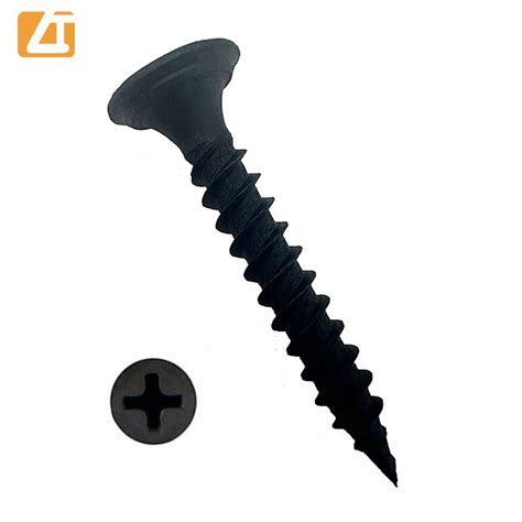 Double Bugle Head Drywall Screw Fine Thread Black Phosphated