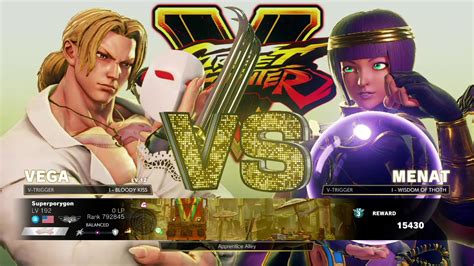 Street Fighter V Arcade Edition Arcade Mode Sfv Vega Youtube