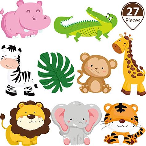 Brilliant Jungle Animal Cutouts Printable Free Letter Worksheets