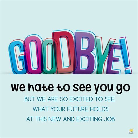 Coworker Goodbye Message Leaving Company Quotes - Farewell Messages For ...