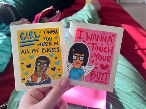 Made Some Bob’s Burgers Themed Valentines Cards R Bobsburgers