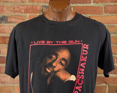 Tupac Shakur 2pac 90s Live By The Gun Die By The Gun Bootleg Black Rap