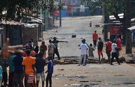 Les manifestations en Guinée ont fait au moins neuf morts