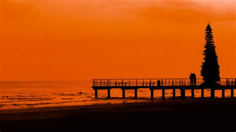 Free Images Beach Sea Coast Ocean Horizon Silhouette Cloud Sky