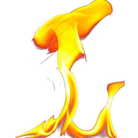 Photographs Ignited Yellow Flames Effect Fire Transparent Png