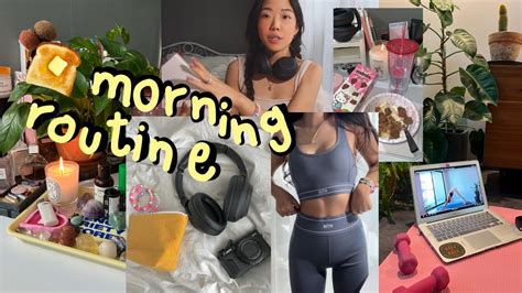 My Realistic 8am Morning Routine Working From Home YouTube