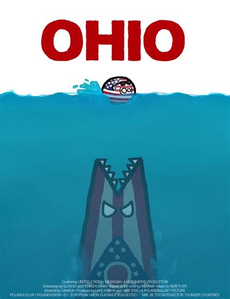 OHIO: Polandballart | Country jokes, Country memes, Fun comics