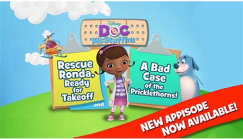 Doc McStuffins Doc Mobile review + Free Disney Junior Appisodes app ...