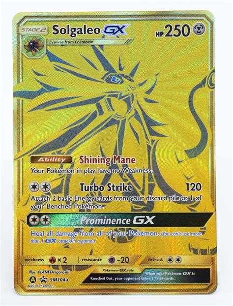 Solgaleo Gx Sm A Ultra Rare Holo Black Star Promo Pokemon Nm Values