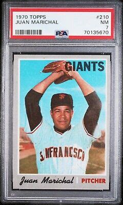 Topps Juan Marichal Psa Nm Vintage Graded San Francisco