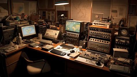 Radio Room In The Basement Background Ham Radio Picture Radio Ham