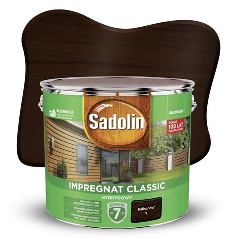 Impregnat Hybrydowy Sadolin Classic 2 5l Palisander 9 Drewnochron