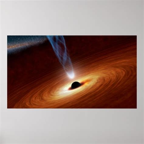 Black Hole Astronomy Space Art Poster | Zazzle.com